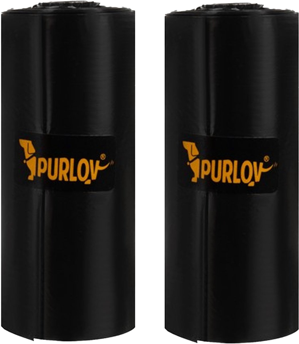 Purlov Hondenpoep zakjes - 2000x stuks - met handig etui - hondenuitlaat zakjes