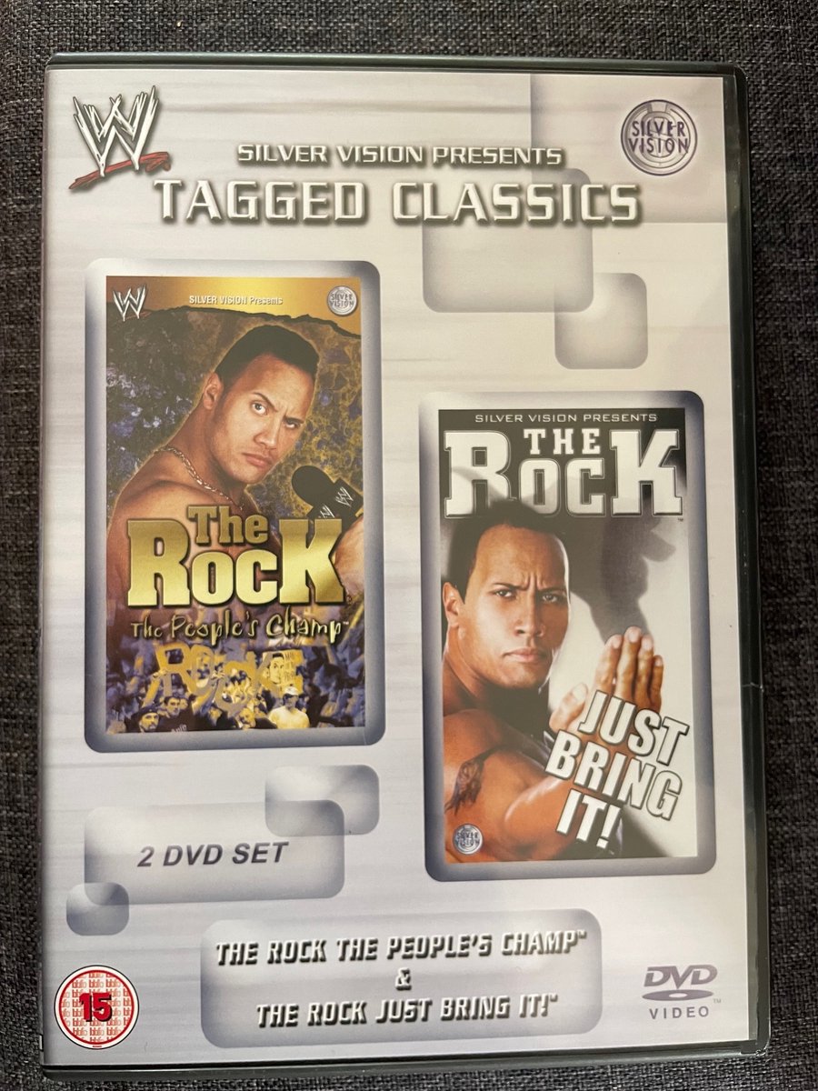 DVD WWE Tagged Classics: The Rock: The People's Champ & The Rock: Just Bring It!