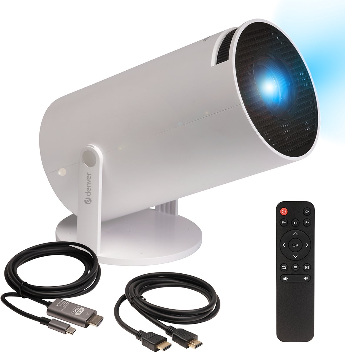 Denver PR-2500 LED-Projektor – 2500 Lumen - Full HD Unterstützung