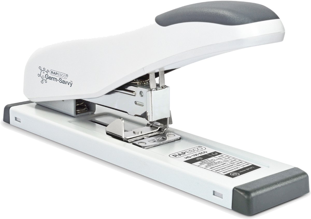 Rapesco Heavy Duty blokhechter HD-100 ECO, wit