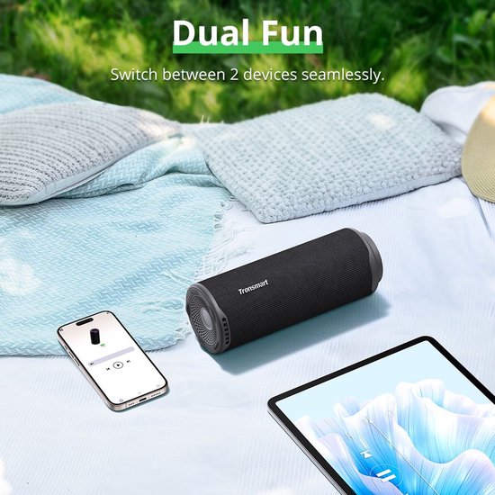Tronsmart‑T8‑Draagbare‑Bluetooth‑Luidspreker‑40W‑360°‑Geluid‑IPX7‑Waterdicht‑18‑uur‑Speeltijd‑RGB‑Lichteffecten‑Voor‑Camping‑Feesten — afbeelding 5