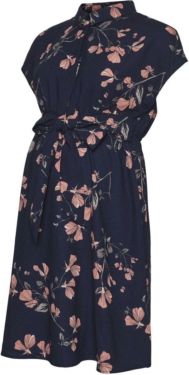 Vero Moda MATERNITY - VMMNEWHALLIE S/S SHORT DRESS EXP GA - Dames - Mini jurken Night Sky