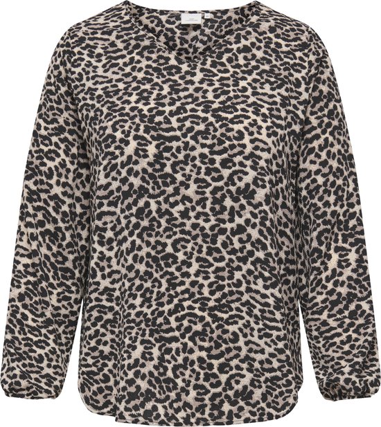 ONLY CARMAKOMA - CARVICA L/S V-NECK TOP WVN NOOS T-shirt Femme