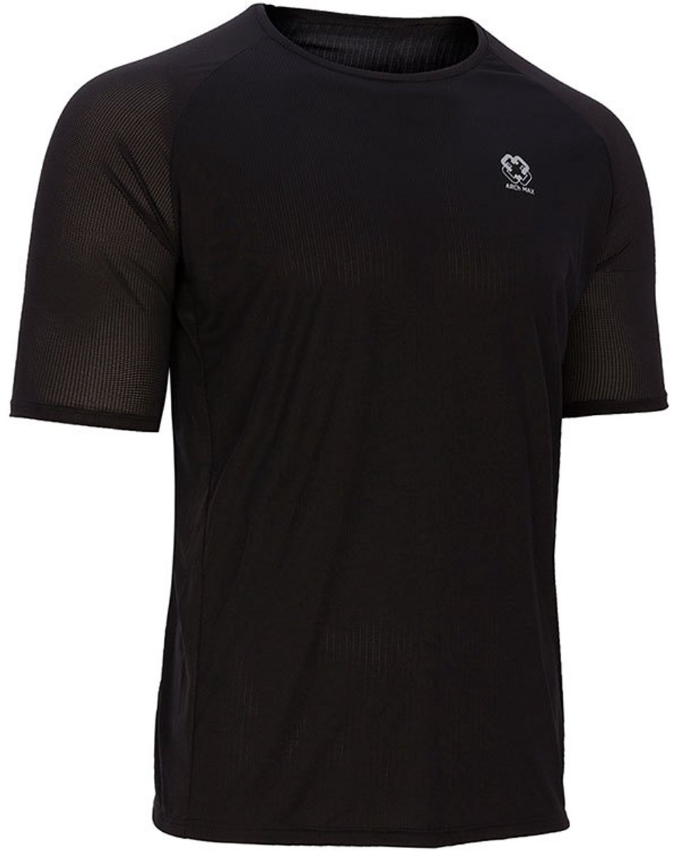 Arch Max Sport T-shirt Met Korte Mouwen Zwart S Man
