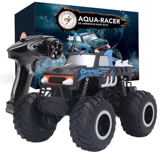Little Monkeez Aqua Action RC Bestuurbare Auto voor jongens - Race Afstandsbestuurbare Speelgoed voor buiten