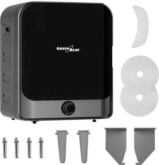 GreenBlue GB415 GR - Elektrische wasdroger - tot 3 kg - 5 droomprogramma - Grijs