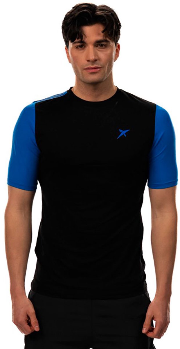 Drop Shot Aker T-shirt Met Korte Mouwen Zwart L Man