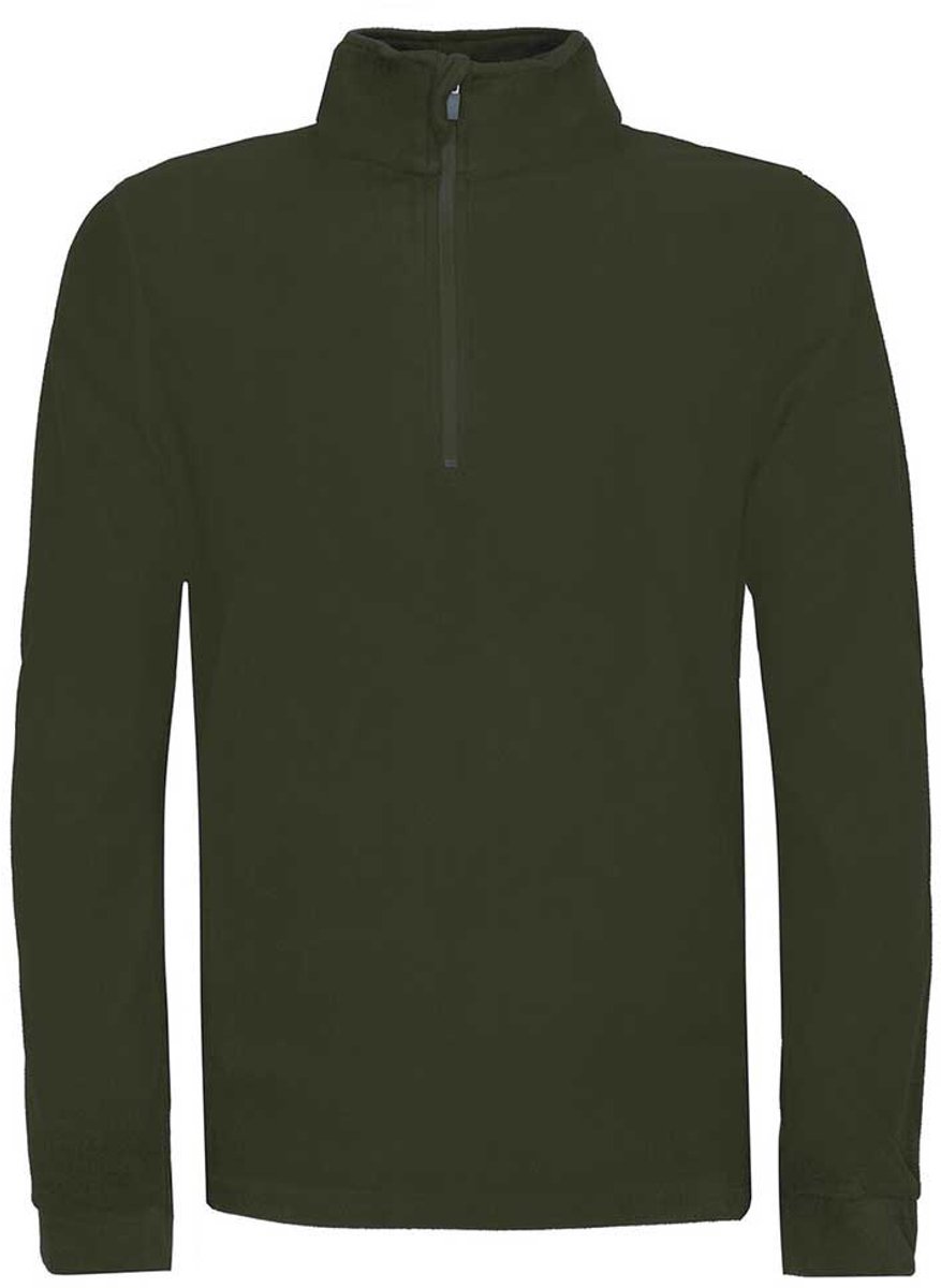 Rock Experience Tempus Fleece Met Halve Rits Man Groen