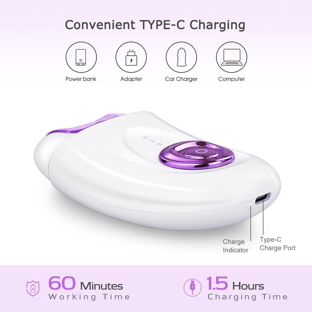 Elektrisch 2-in-1 Dames Scheerapparaat met Trimmer - afbeelding 3