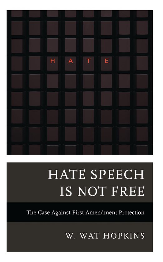 Hate Speech Is Not Free - cover