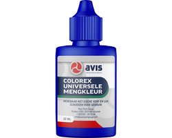 Avis Colorex - Universele mengkleur - Blauw - 22 ml