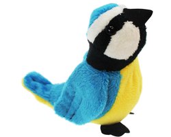 The Puppet Company vingerpop - pimpelmees vingerpopje blauw.