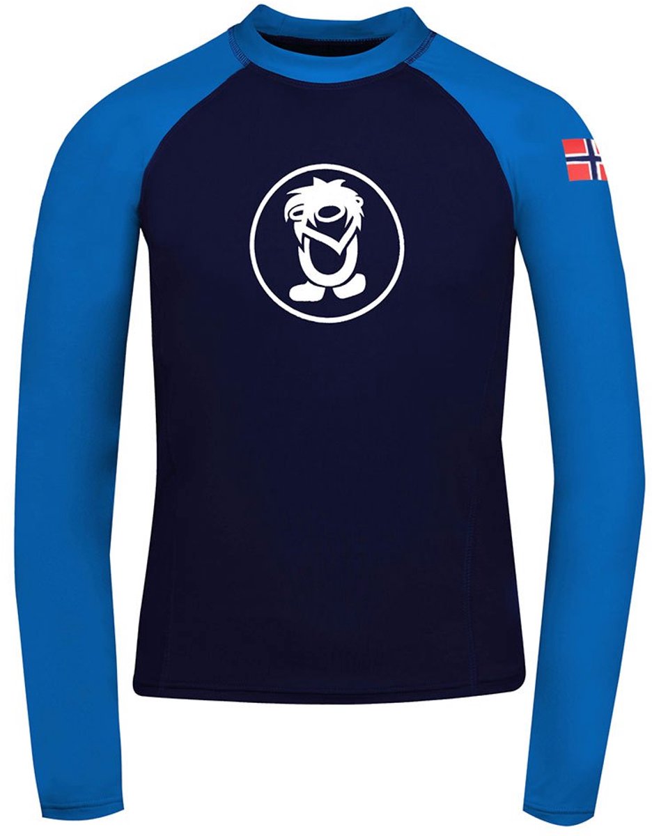 Trollkids Kvalvika T-shirt Met Lange Mouwen cm Kinderen Marineblauw