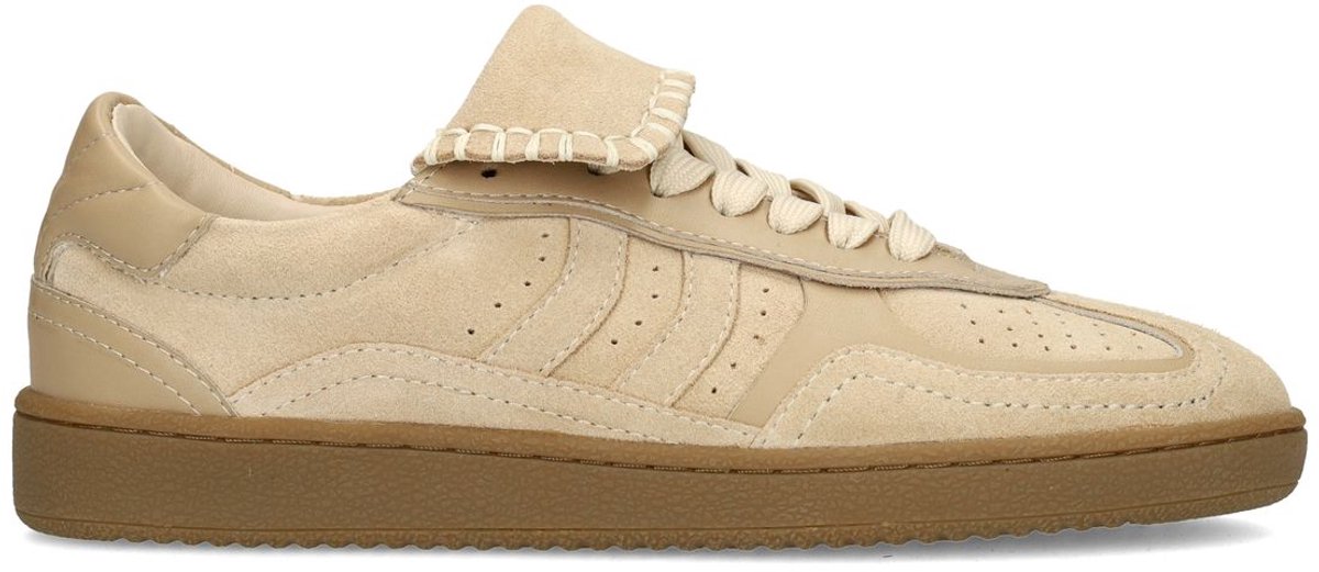 Sacha - Dames - Beige suède sneakers - Maat 38