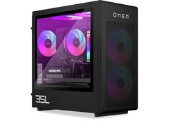HP OMEN 35L GT16-0275nd - Gaming Desktop - Intel Core Ultra 9 285K - 64GB DDR5 RGB RAM - 2TB SSD - NVIDIA GeForce RTX 5080 16GB - 240mm Liquid Cooling - Windows 11 Home - Zwart