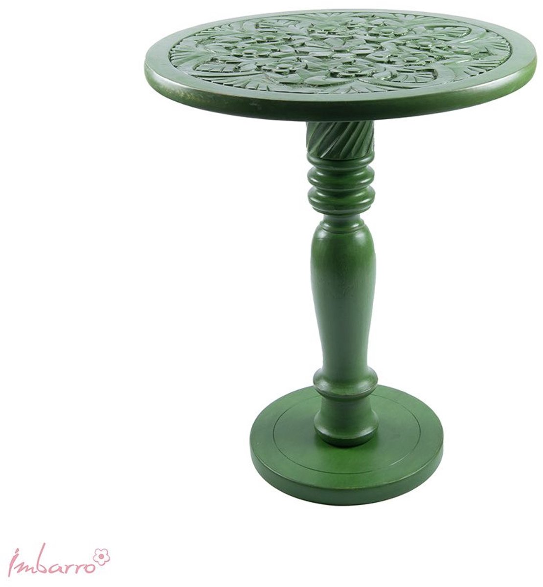 Imbarro Fashion & Home houten bijzettafel Lotta Green 44 x 55 cm hoog