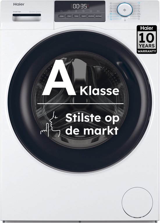 Lave-linge Haier HW80-BP14929A- S Chargement frontal 8 kg 1400 RPM Wit
