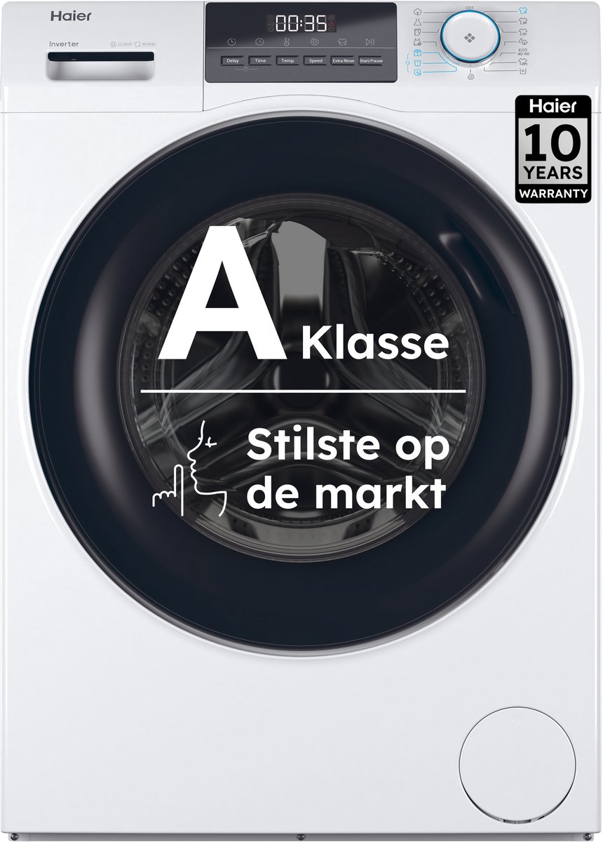 Haier HW80-BP14929A-S wasmachine Voorbelading 8 kg 1400 RPM Wit