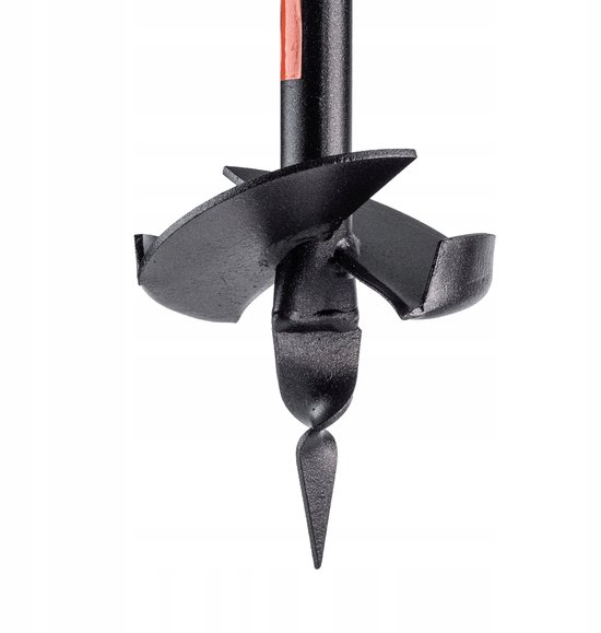 KADAX Handboor, grondboor van metaal, grondboor met dwarsgreep, spiraalboor voor tuin, paalboor, plantenboor, bloembollenboor, paalboor (130 mm) van Merkloos	 — afbeelding 5