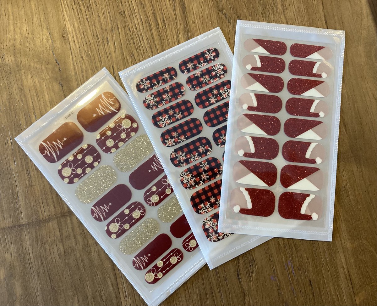 Nagel Wraps - Chistmas Edition - 3 stuks