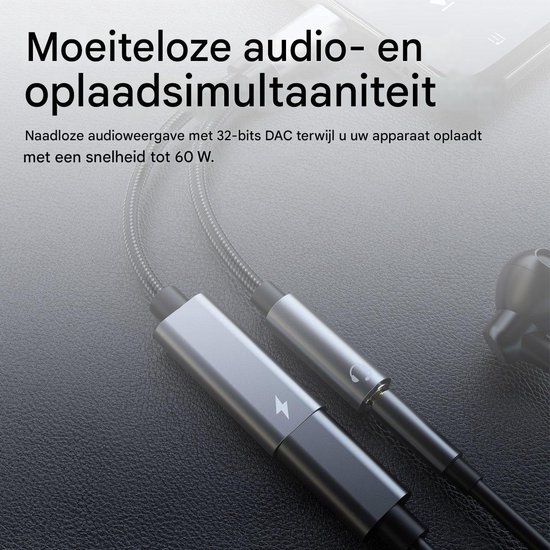 GIMIRO 2 in 1 Type C naar Aux-adapter met Type C oplaadpoort USB C naar 3,5 mm Jack Audiokabel voor hoofdtelefoon kopen vanaf een prijs van 6.02