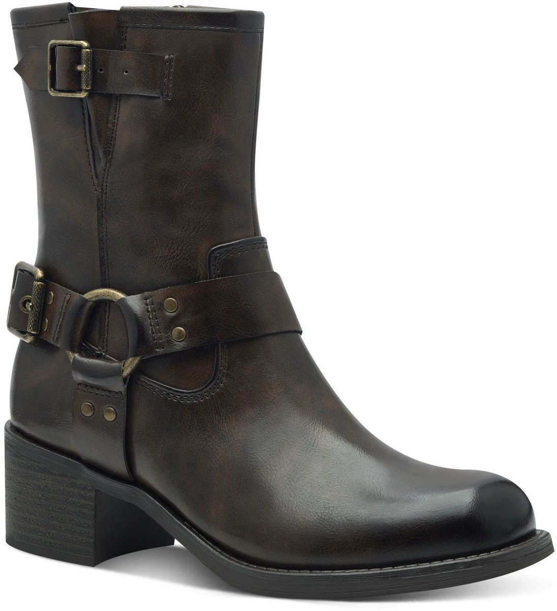 Marco Tozzi Dames Enkellaarsje 2-25388-43 3C1 F-breedte Maat: 36 EU