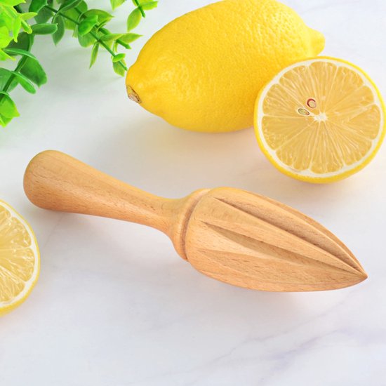 1stuk - Sapcentrifuge - Onbehandeld massief hout - Handmatige sapcentrifuge - Geschikt voor bakken en koken, keukenaccessoires - Milieuvriendelijk ontwerp van Merkloos — afbeelding 4
