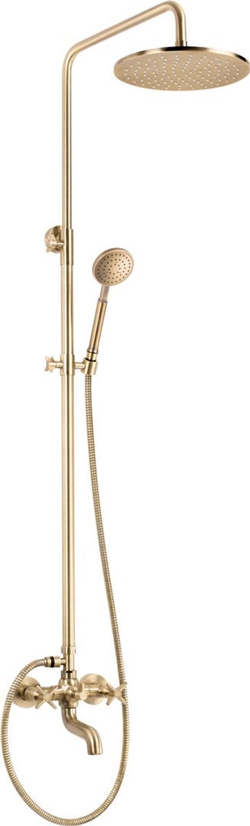 Shower head with bathtub faucet