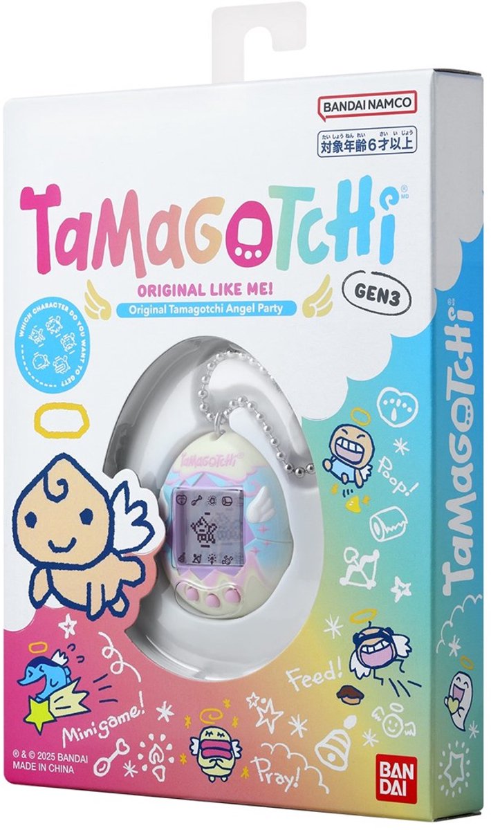 Bandai Angel Party Retroconsole Roze One Size / EU Plug 220V