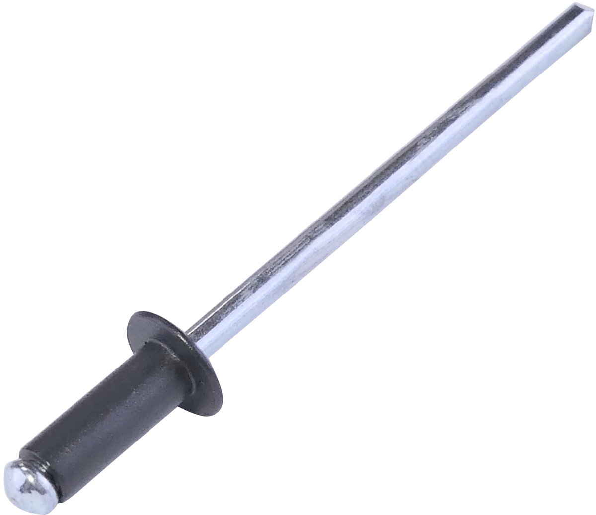 C57096 - Set van 50 blindklinknagels Ã˜3,2x8 mm anthracietgrijs RAL 7016 - staal/aluminium - popnagel met breukfunctie