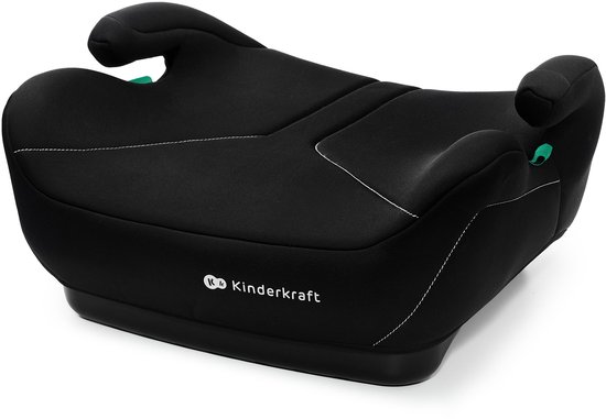 Kinderkraft I-BOOST 2 i-Size - Zitverhoger - Autostoel Booster - 125-150 cm 22-36 kg – 6-12 Jaar – R129 Goedgekeurd – Zwart