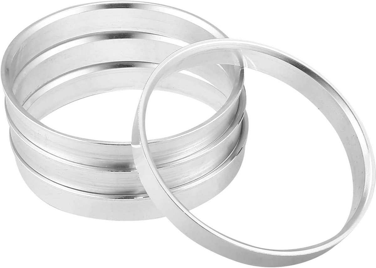 Image of 4 stuks autonaaf centrale ringen van aluminiumlegering 64,1 mm 67,1 mm binnendiameter - Auto Wielen Accessoires.