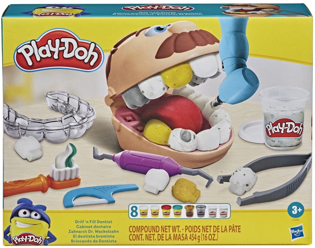 Play-Doh Top Tandarts Speelset - Boetseerklei - 8 Play-Doh potjes - Knutselen voor kinderen — afbeelding 15