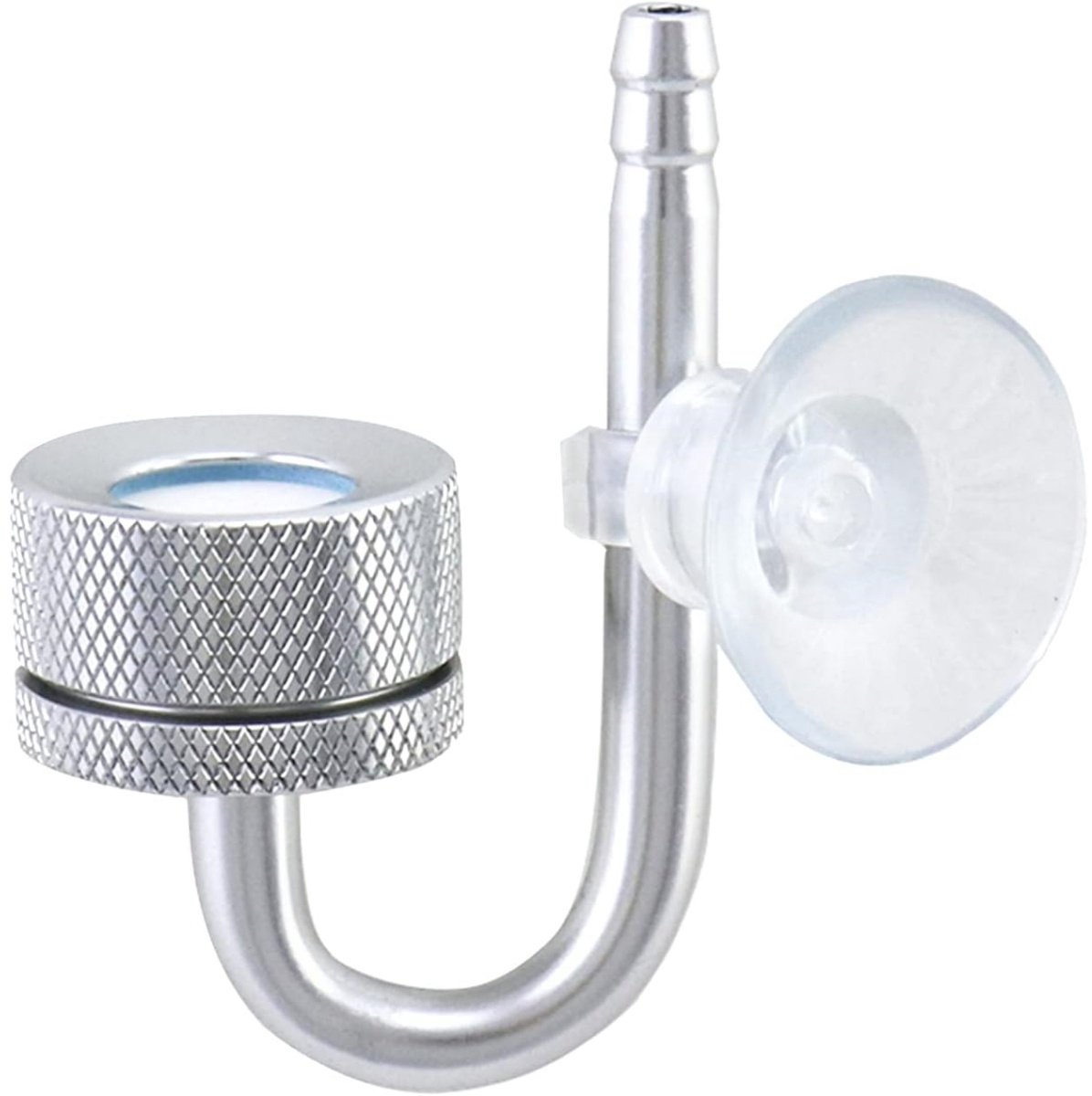 EXCITAT Aquariumverstuiver - CO2-diffuser - met zuignap en U-buis - Geschikt voor alle soorten aquaria