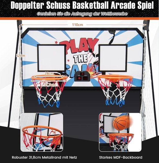 Einzelne Indoor-Basketball-Wurfmaschine zum Üben, faltbar Einzelne Indoor-Basketball-Wurfmaschine zum Üben, faltbar
