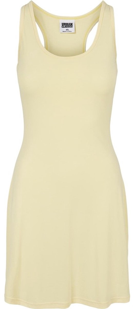 Urban Classics Modal Short Racer Back Korte jurk 3XL Geel