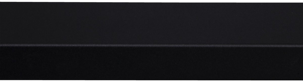 Trapleuning mat zwart 50x25mm 270cm