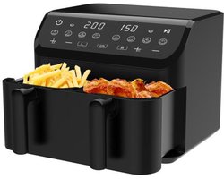 Winning Star St-9692 - Dubbele Airfryer - 9 Liter (2x 4.5l) - 2000w