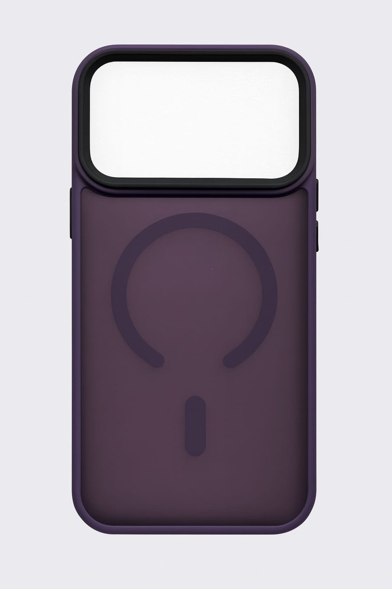 iPhone 17 Pro Max Hoesje met MagSafe - TPU Backcover - Schokbestendig & Gripvast - Paars