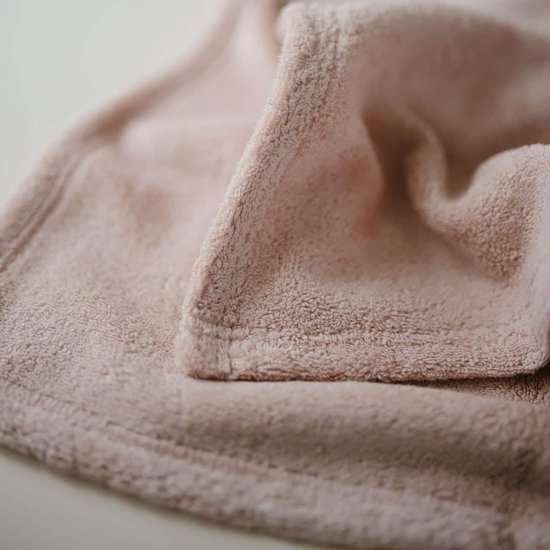 Mushie Poncho Handdoek Beer Blush 1-3 jaar van Mushie — afbeelding 4