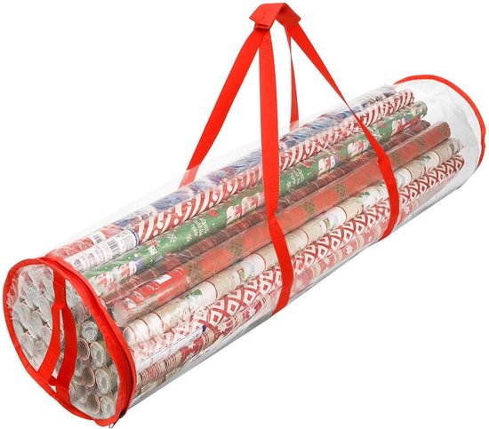 Opbergdoos voor cadeaupapier, transporttas voor Kerstmis