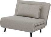 Troonz Slaapstoel Taormina 100x191 – Inklapbare Slaapbank – Zetelbed – Slaapfauteuil 1 Persoon – Tot 120 kg Draagvermogen