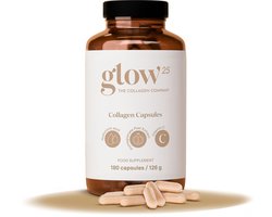 Glow25® Collageen Capsules (180 capsules) - Met hyaluronzuur en vitamine C