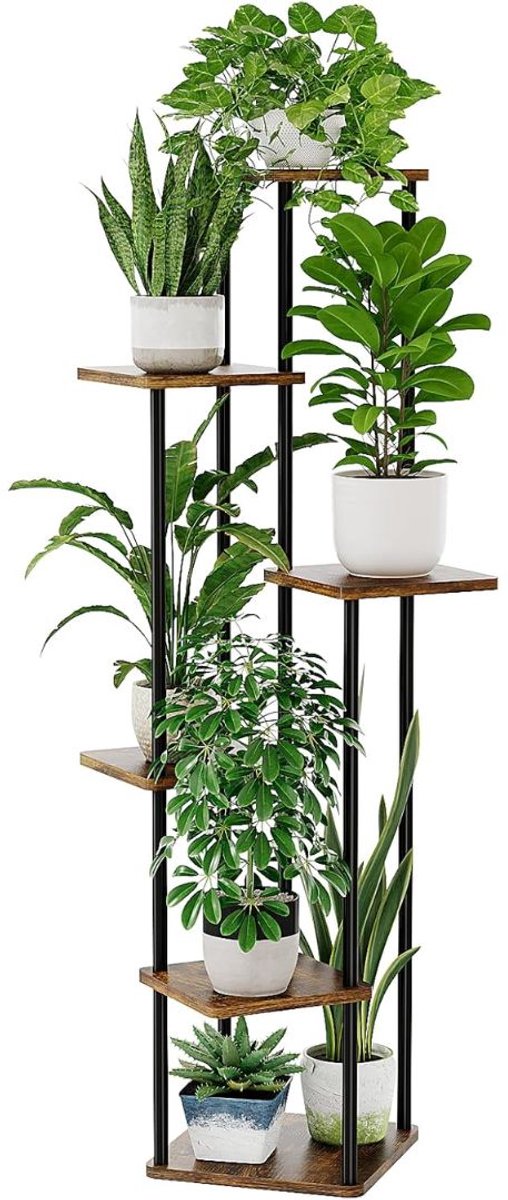 Plantentafel - Plantenrek Buiten - Plantensteun - Plantenstandaard - Hout