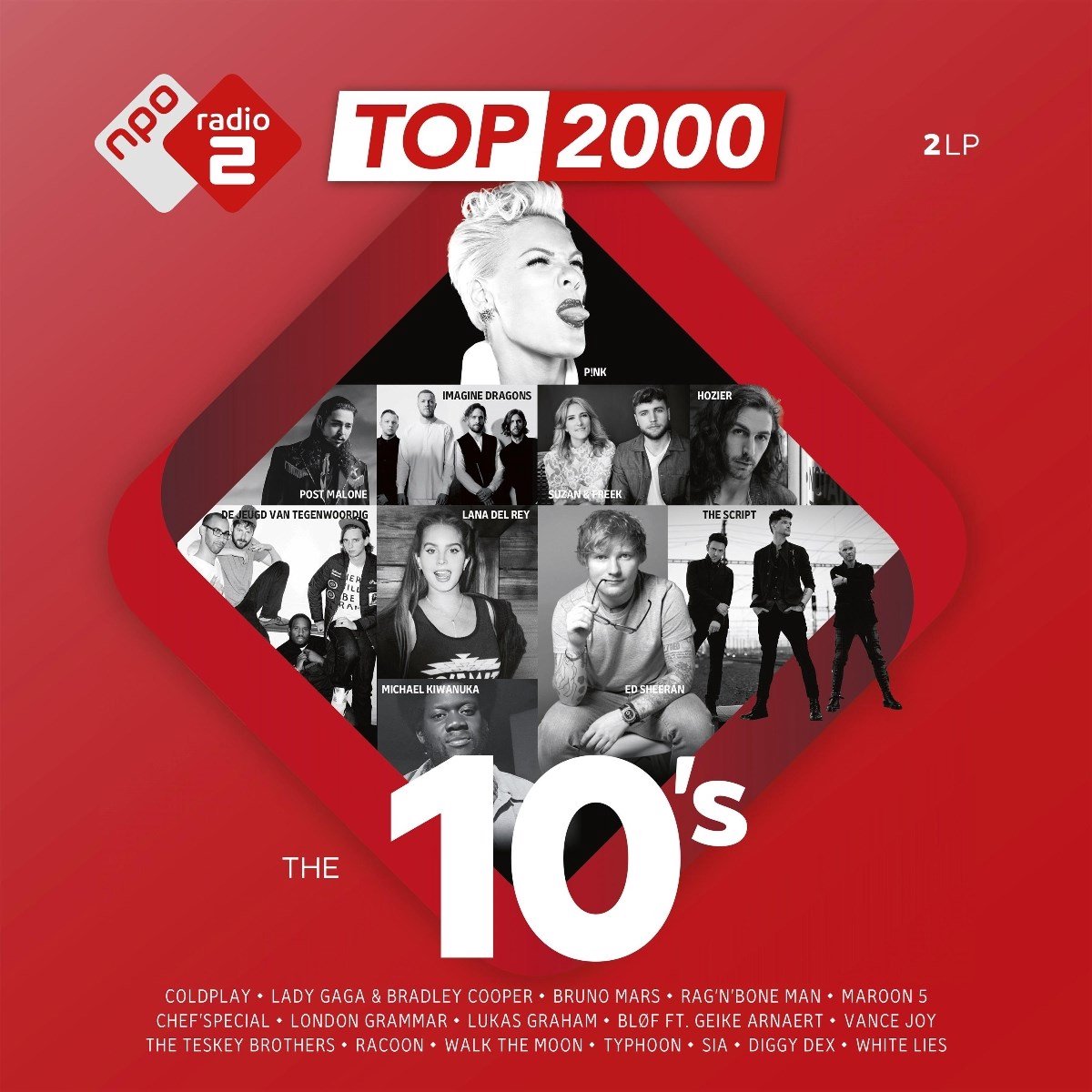 Various Artists - Top 2000 - The 10's (2 LP) (Coloured Vinyl)