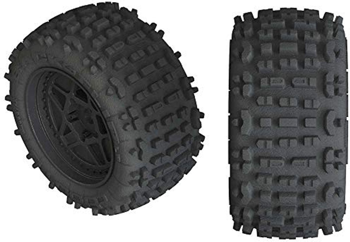Image of 3.8 Voorgemonteerde Banden voor RC Voertuigen met 17 mm Hex