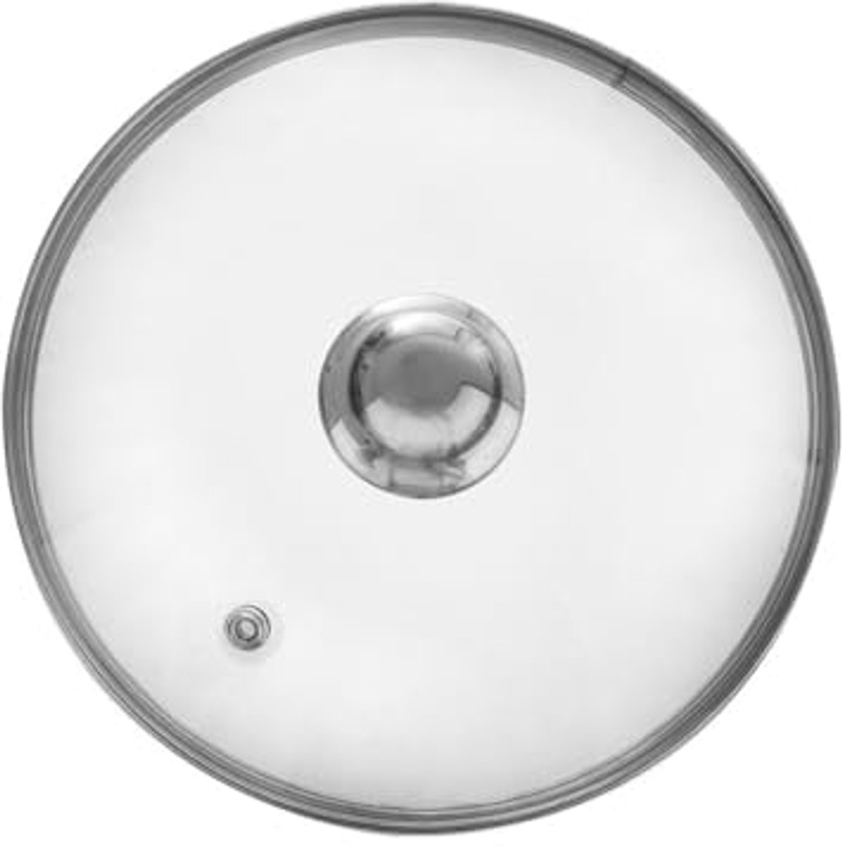 Hittebestendige Glazen Deksel met RVS Ring voor Pans en Potten - Geschikt voor Ø 14-30 cm