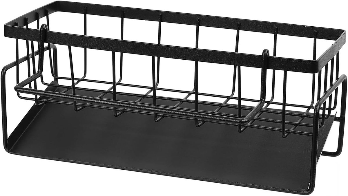Organizer voor de gootsteen - Keuken Organizer - Spons Houder - Opslag Gootsteen Organizer met Afvoerpanne voor Keuken en Badkamer