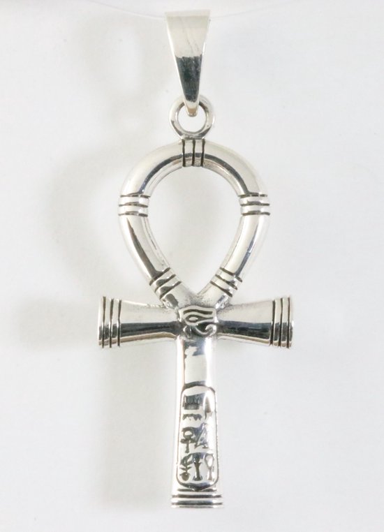 Pendentif ankh en argent retravaillé