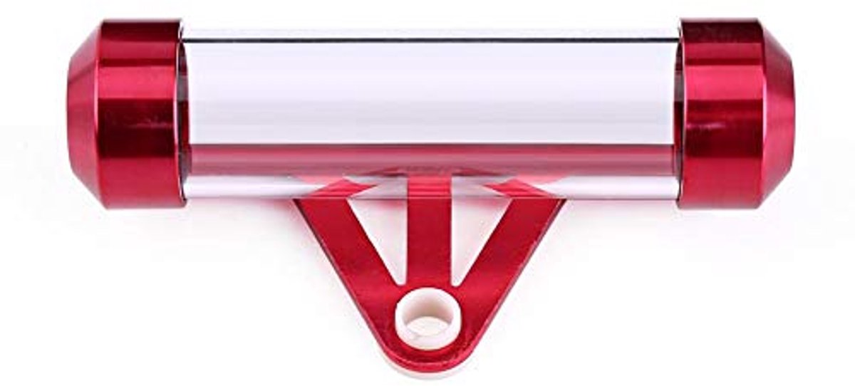 Universele Beveiligde Tube Houder voor Motoren in Rood